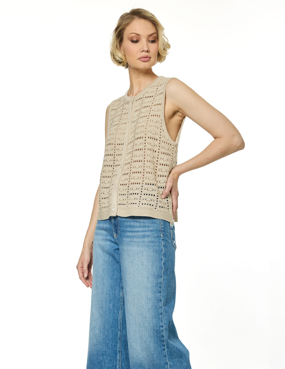 Chaleco Beige Larens