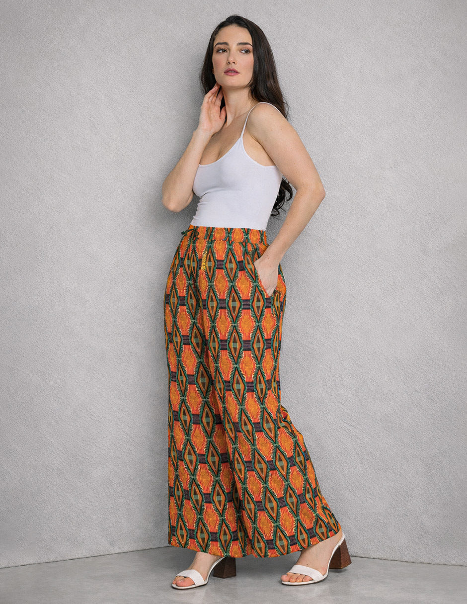 Pantalón Pijamero Naranja Lucca