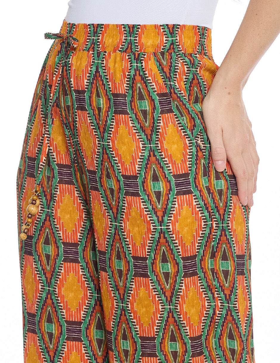 Pantalón Pijamero Naranja Lucca