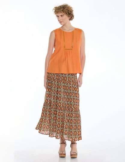 Blusa Naranja Lucca