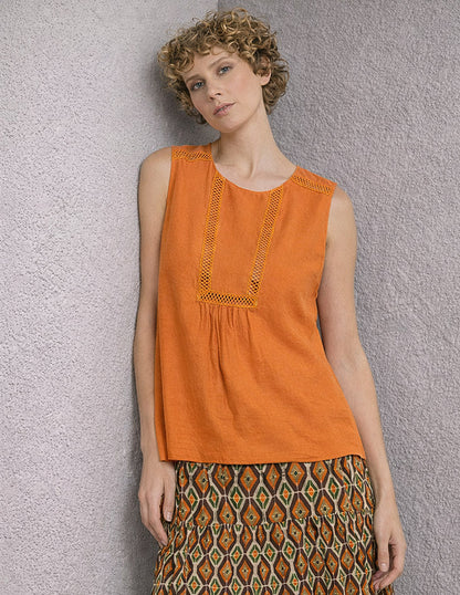Blusa Naranja Lucca