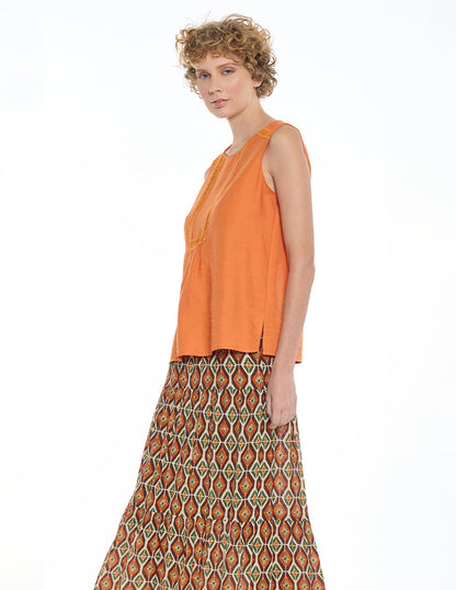 Blusa Naranja Lucca