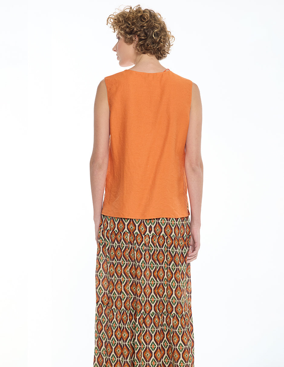 Blusa Naranja Lucca