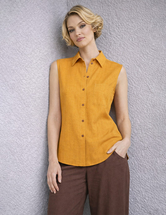Blusa Naranja Bella