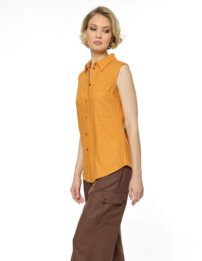 Blusa Naranja Bella