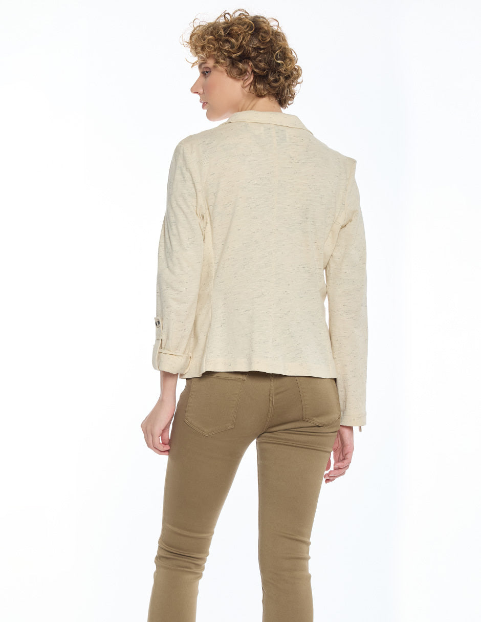Saco Melange Beige Cecilia