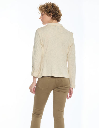 Saco Melange Beige Cecilia