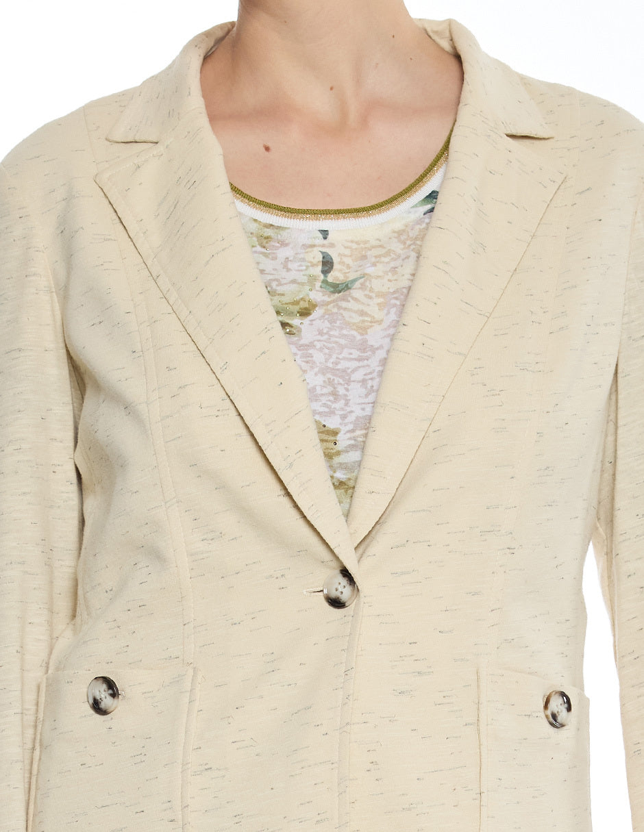 Saco Melange Beige Cecilia