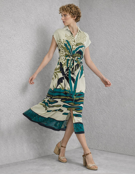 Vestido Largo Verde Marcela