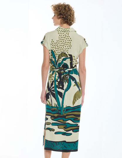 Vestido Largo Verde Marcela