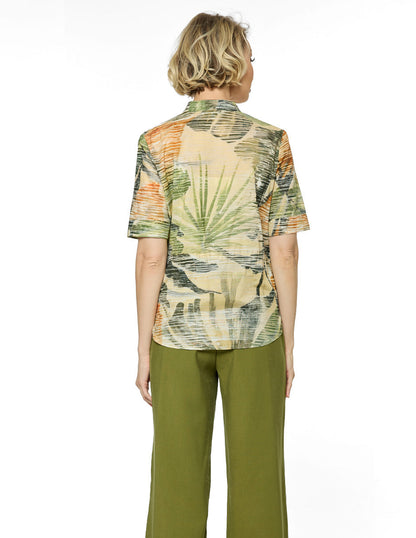 Blusa Beige Estampada Salima