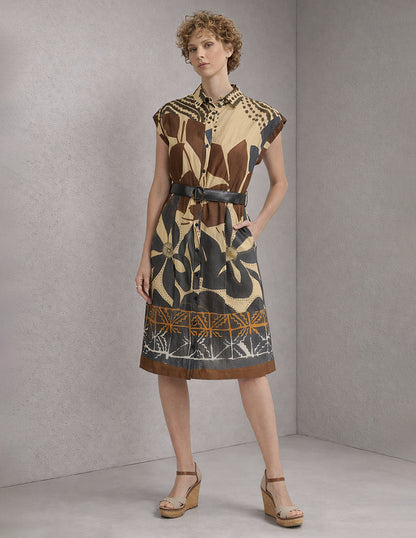 Vestido Camisero Beige Jeanne