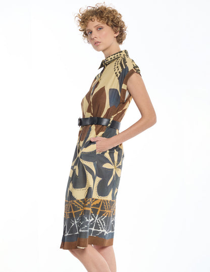 Vestido Camisero Beige Jeanne