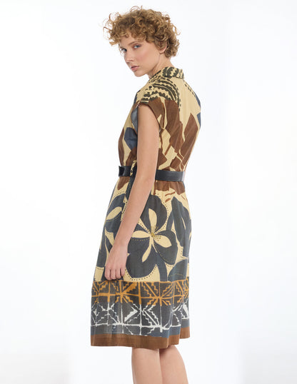 Vestido Camisero Beige Jeanne