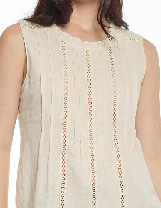 Blusa Melange Beige Jeanne