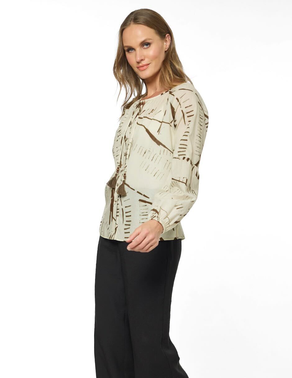 Blusa Hueso Ellen