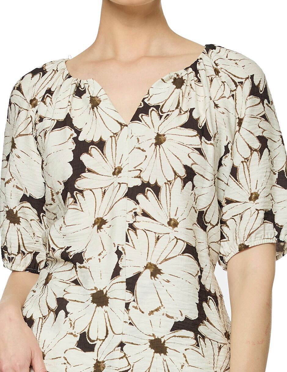 Blusa Estampada Hueso Ellen
