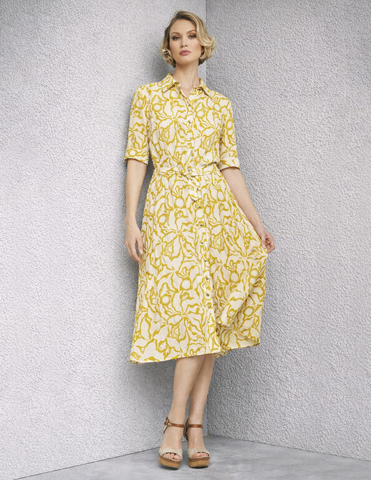 Vestido Camisero Beige Astrid