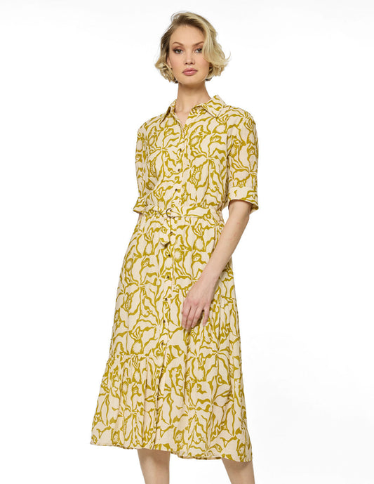 Vestido Camisero Beige Astrid