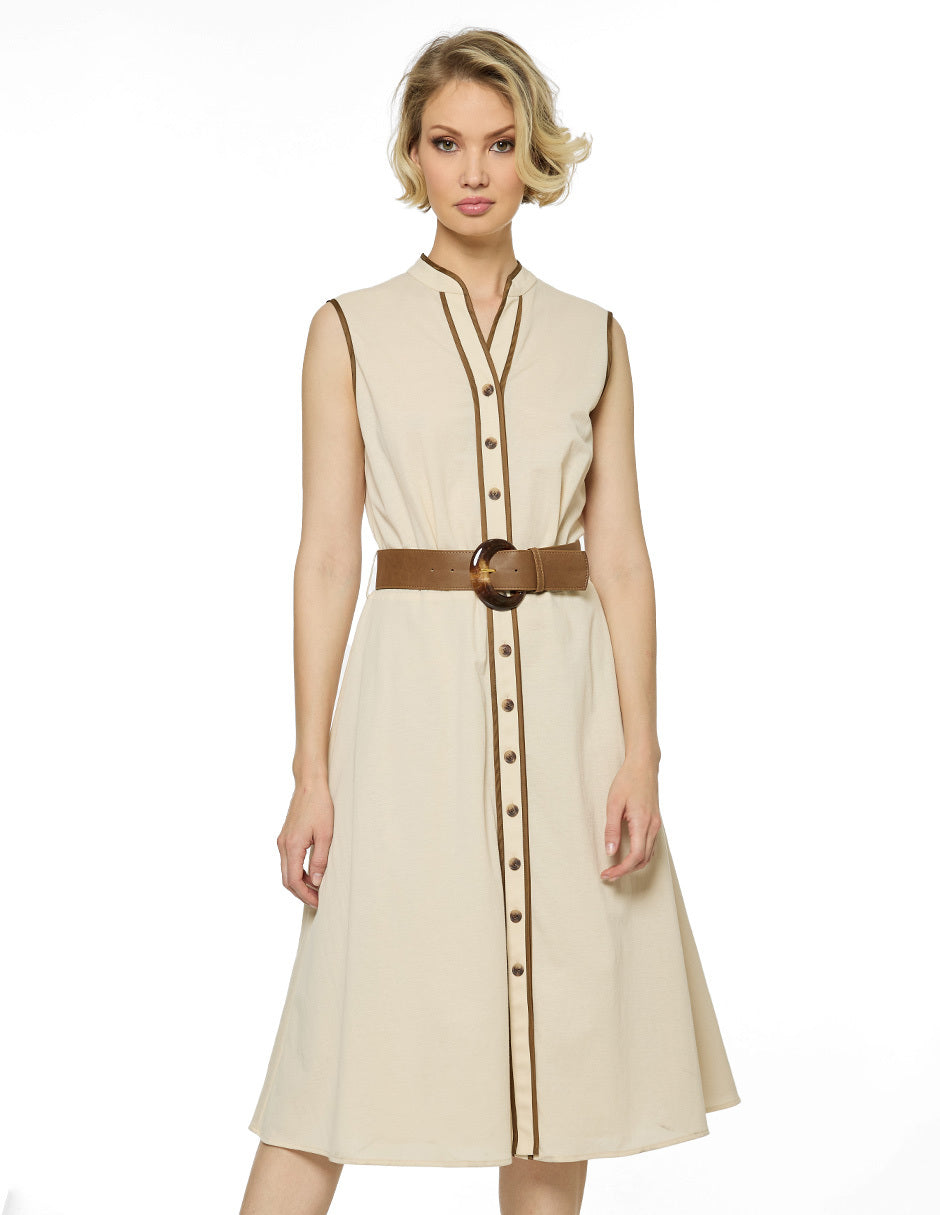 Vestido Crema Clemence