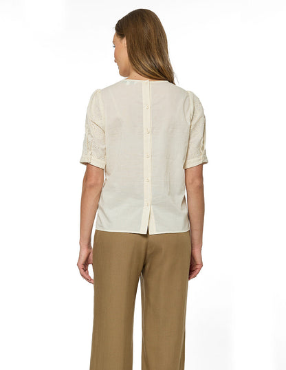 Blusa Crema Clemence