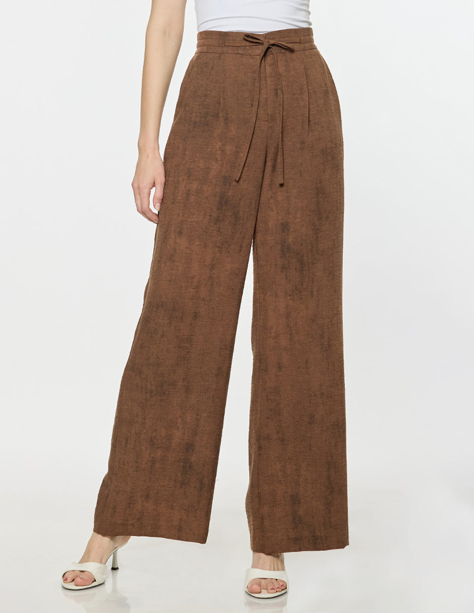Pantalón Jaspeado Café Samira