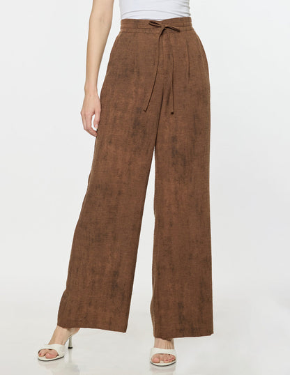 Pantalón Jaspeado Café Samira