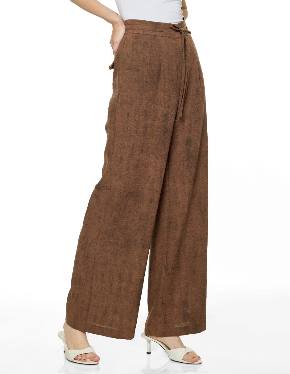 Pantalón Jaspeado Café Samira