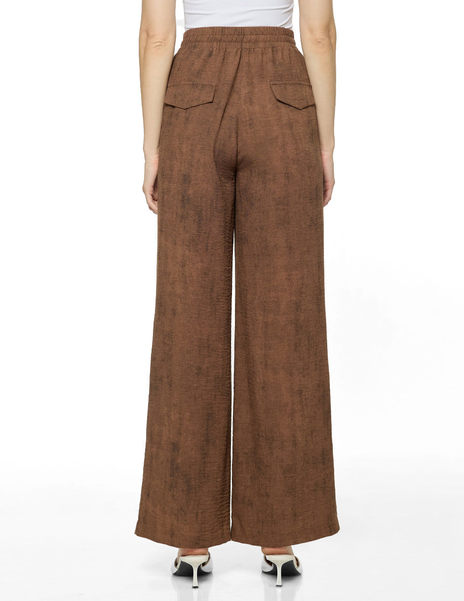 Pantalón Jaspeado Café Samira