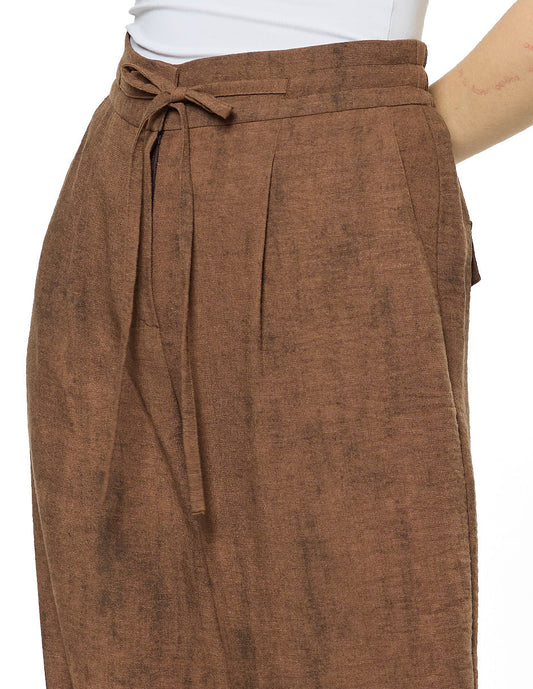 Pantalón Jaspeado Café Samira