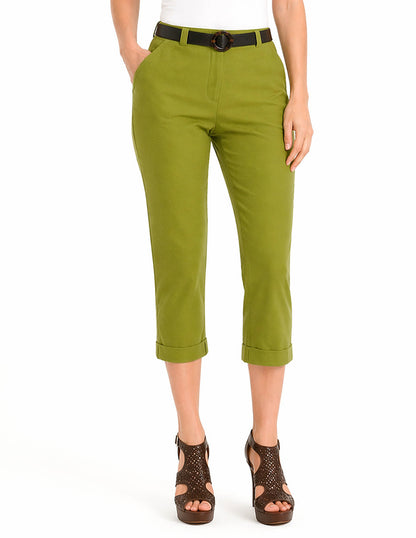 Pantalón Capri Verde Claudia