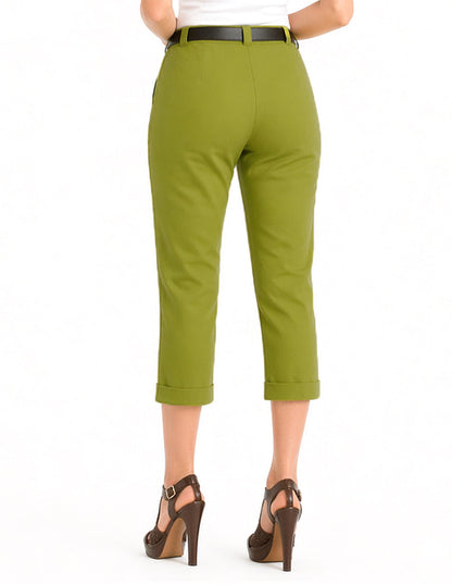 Pantalón Capri Verde Claudia
