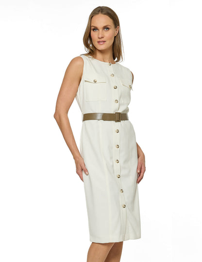 Vestido Chanel Hueso Lilia