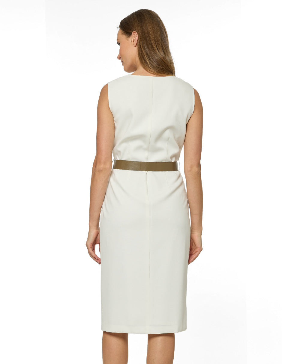 Vestido Chanel Hueso Lilia