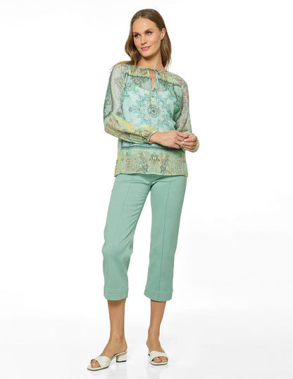 Blusa Aqua Estampada Lilia
