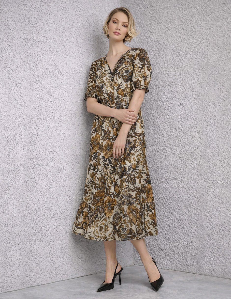 Vestido Largo Cafe Viviene