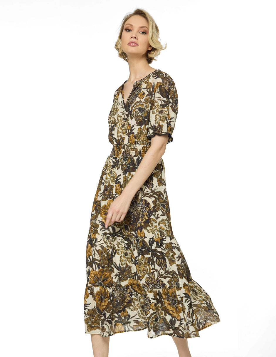 Vestido Largo Cafe Viviene