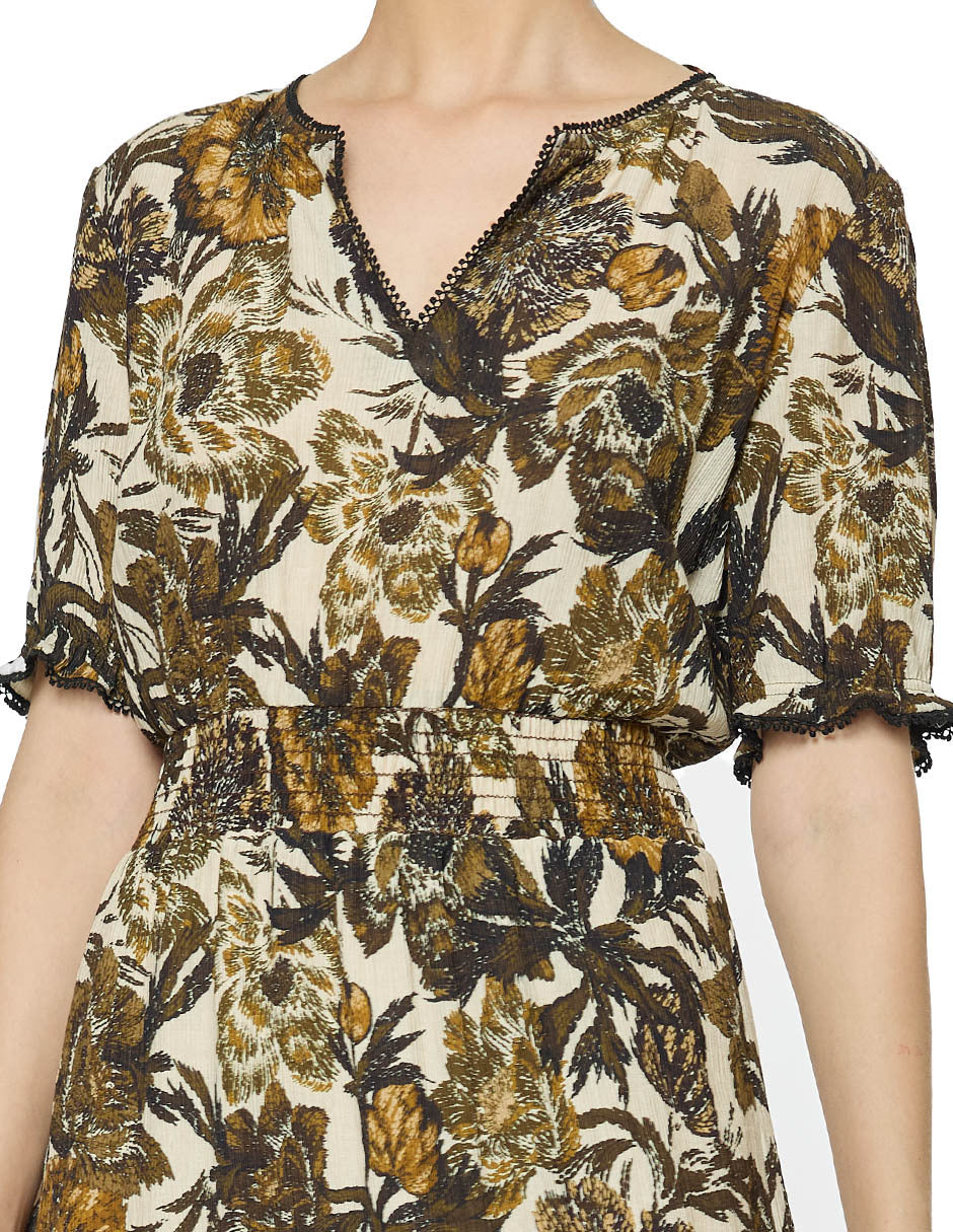 Vestido Largo Cafe Viviene