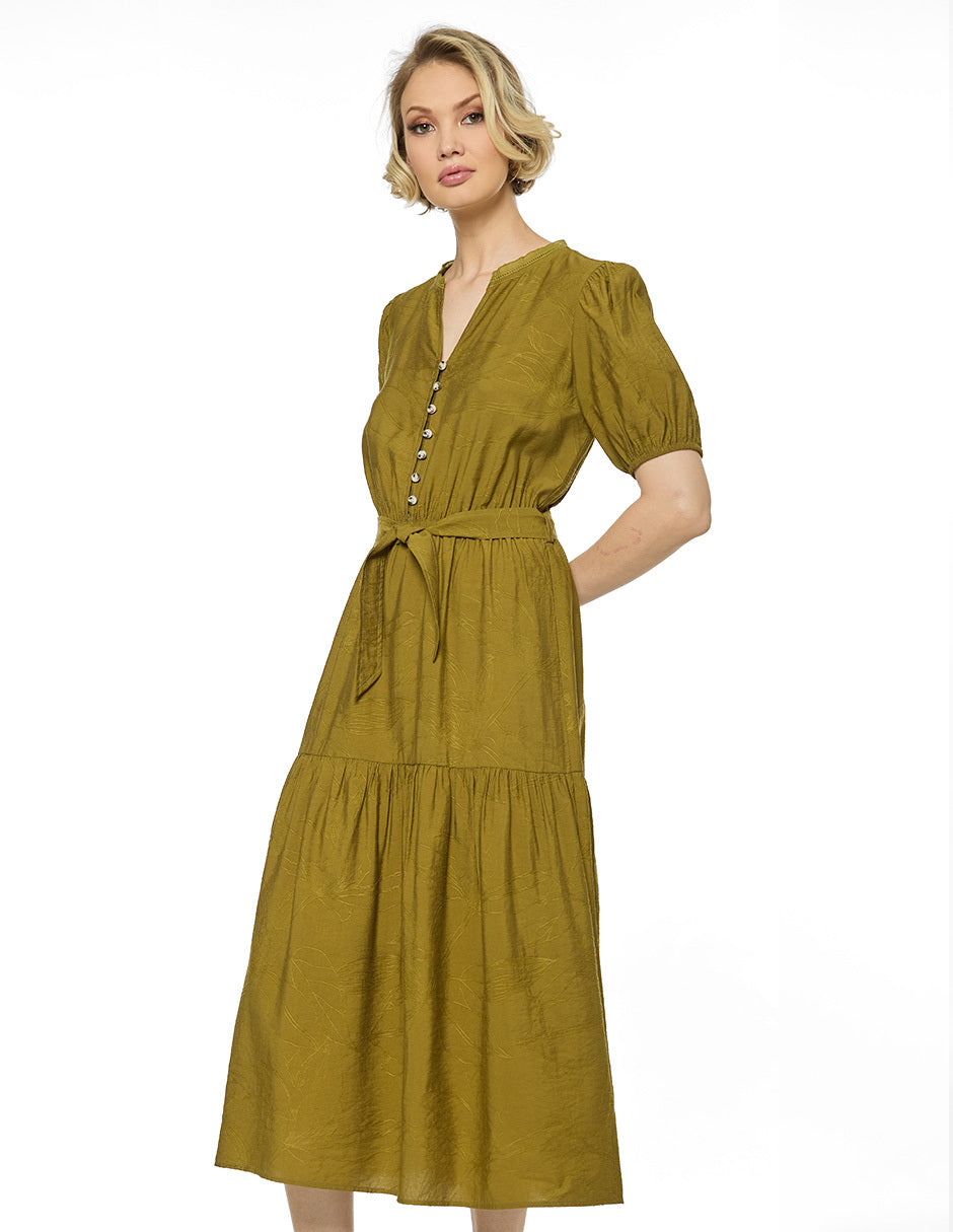 Vestido Verde Olivo Monique