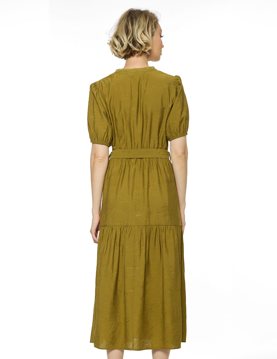 Vestido Verde Olivo Monique