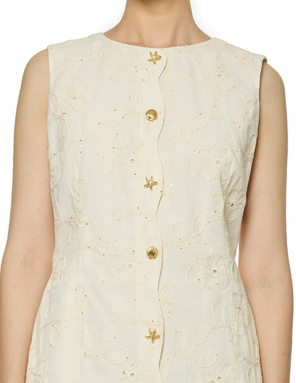 Vestido Blanco Genni