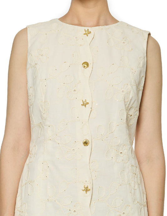 Vestido Blanco Genni