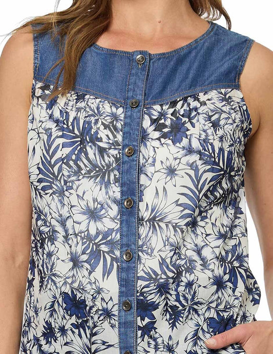 Blusa Azul Blaine