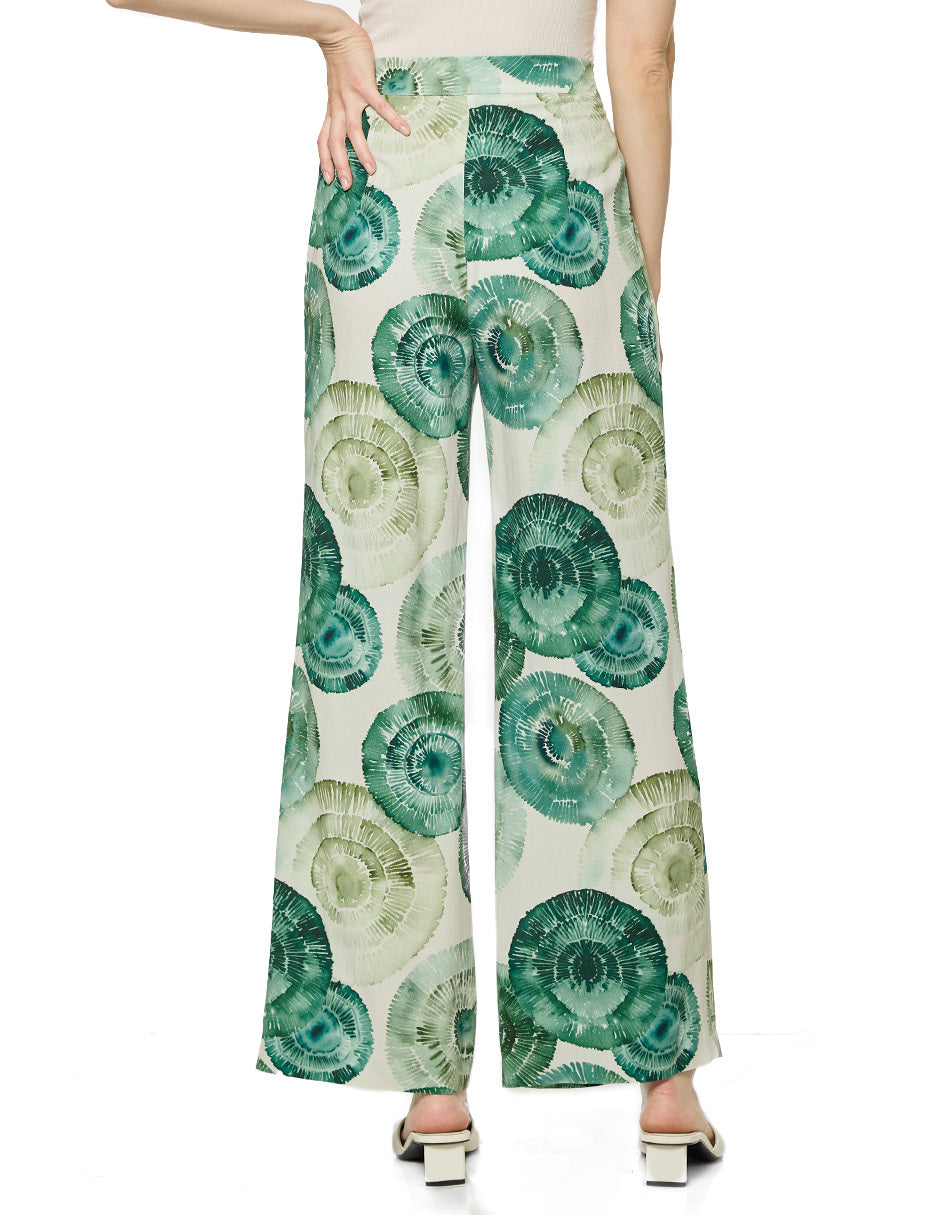 Pantalón Verde Estampado Zoe
