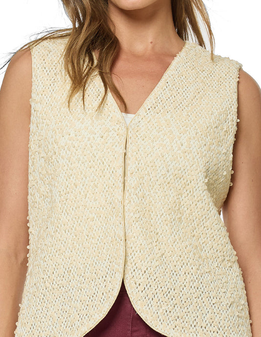 Chaleco Beige Eva