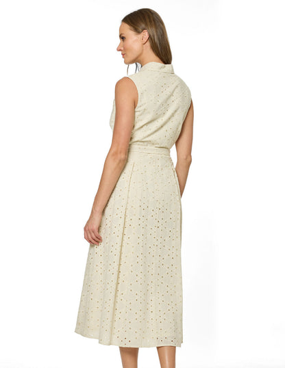 Vestido Largo Beige Eva