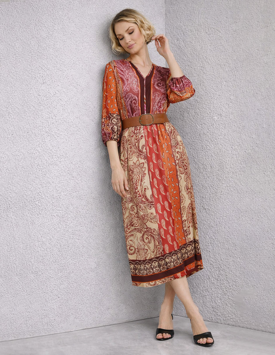 Vestido Largo Multicolor Eva