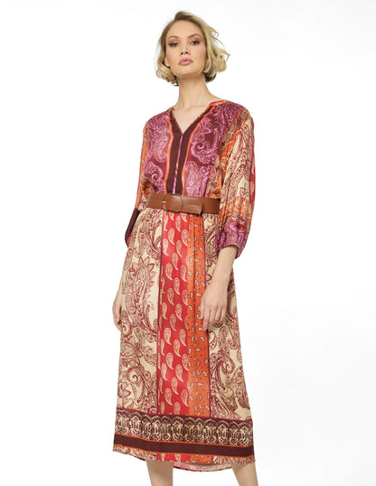Vestido Largo Multicolor Eva