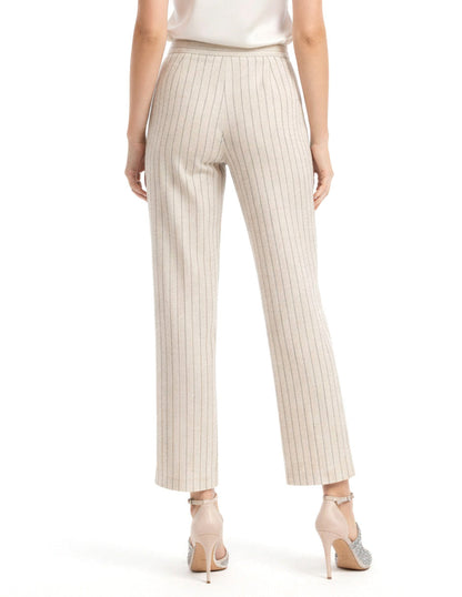 Pantalón a Rayas Beige Padma