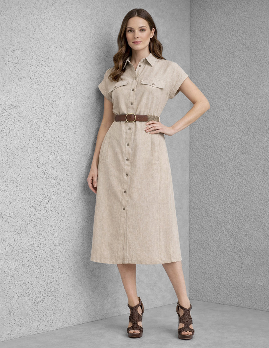 Vestido Chanel Beige Kinsley